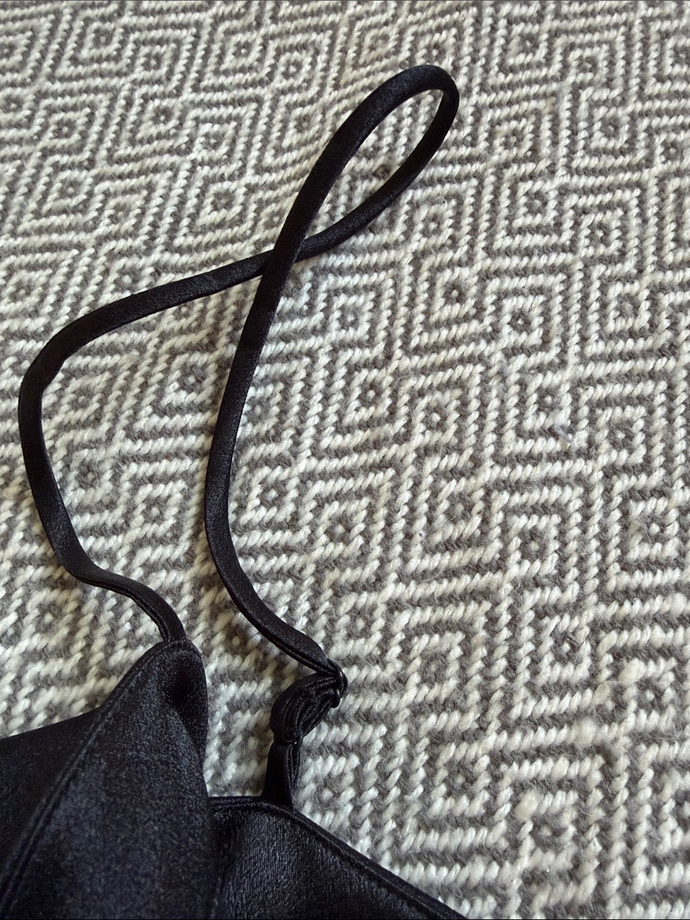 Gianni Bini Elegant Black accordion Dress with adjustable Spaghetti Straps - Picture 15 of 16